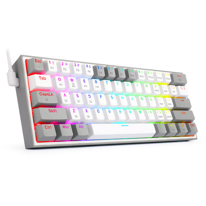 Teclado Redragon FIZZ PRO Wireless EN K616-RGB-WG WHITE/GREY