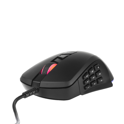 Mouse Vsg Cetus Negro Led Rgb