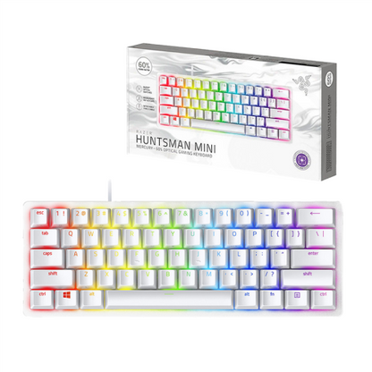 Teclado Razer Huntsman Mini Linear Optical Switch Chroma Mercury (RZ03-03390400-R3M1)