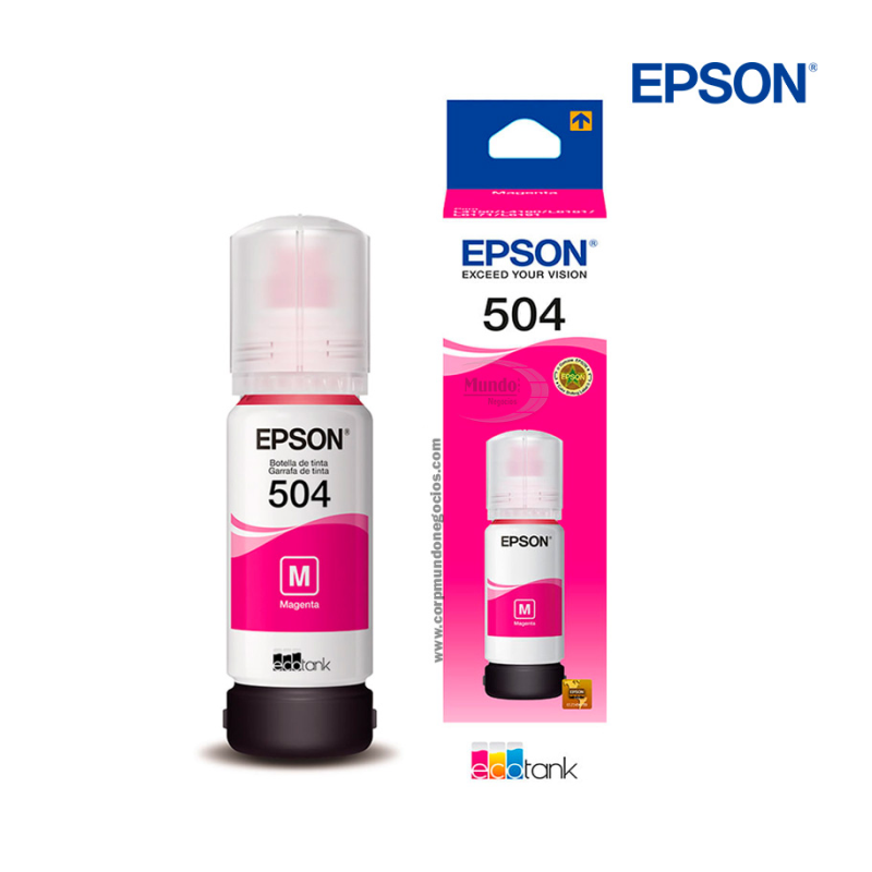 Botella de tinta Epson T504320 Magenta