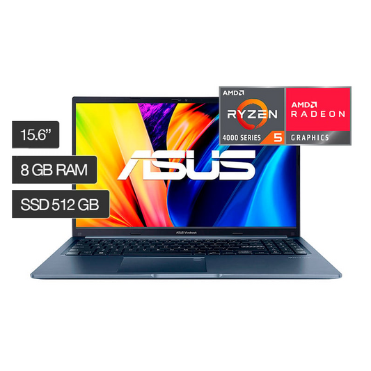 Laptop Asus Vivobook M15 Ryzen 5 8GB 512 SSD W11H